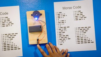 morse code is used to transfer a signal