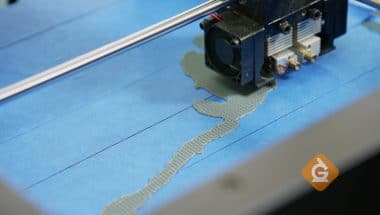 3D printer beginning a design