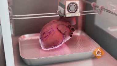 virtual image of printing a human heart