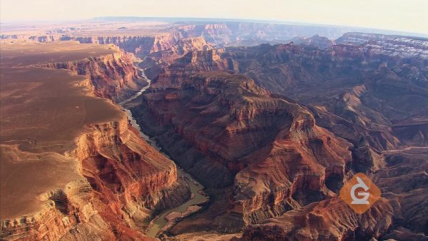 grand canyon from the air