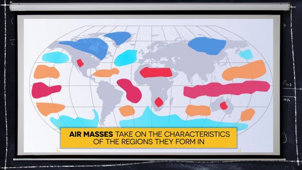 Características de las masas de aire