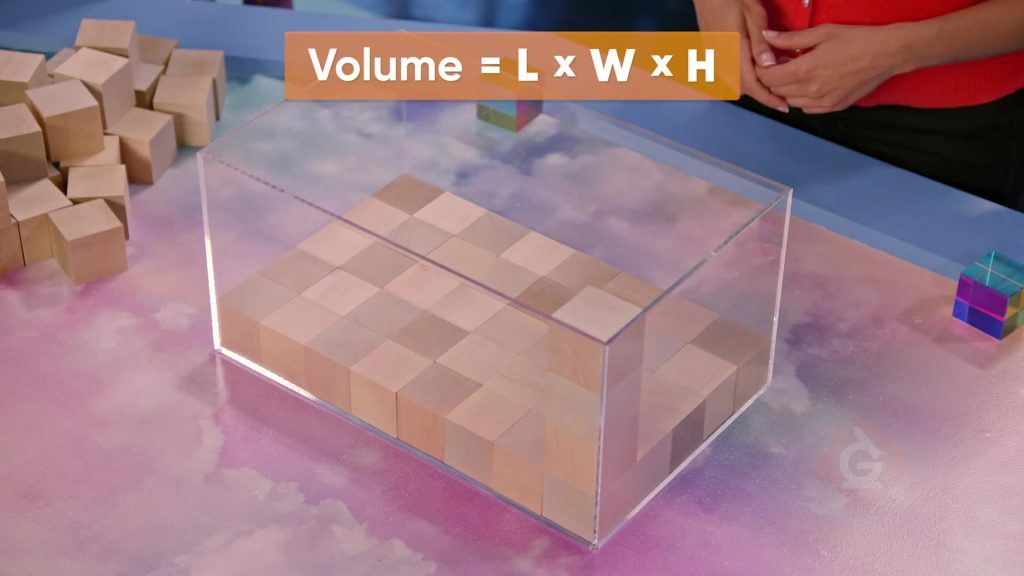 Calculate Volume (l x w x h)