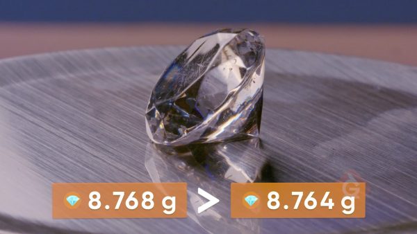 Comparing the Weight of Diamonds