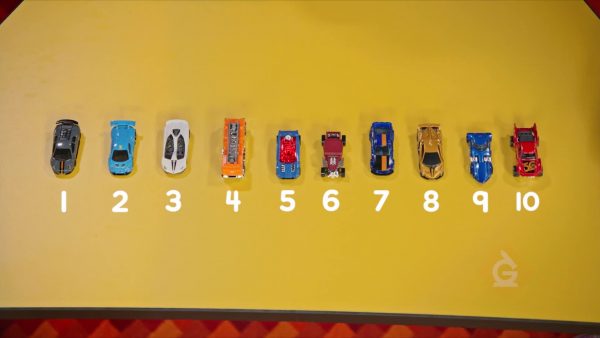 Count to find how many cars in all.