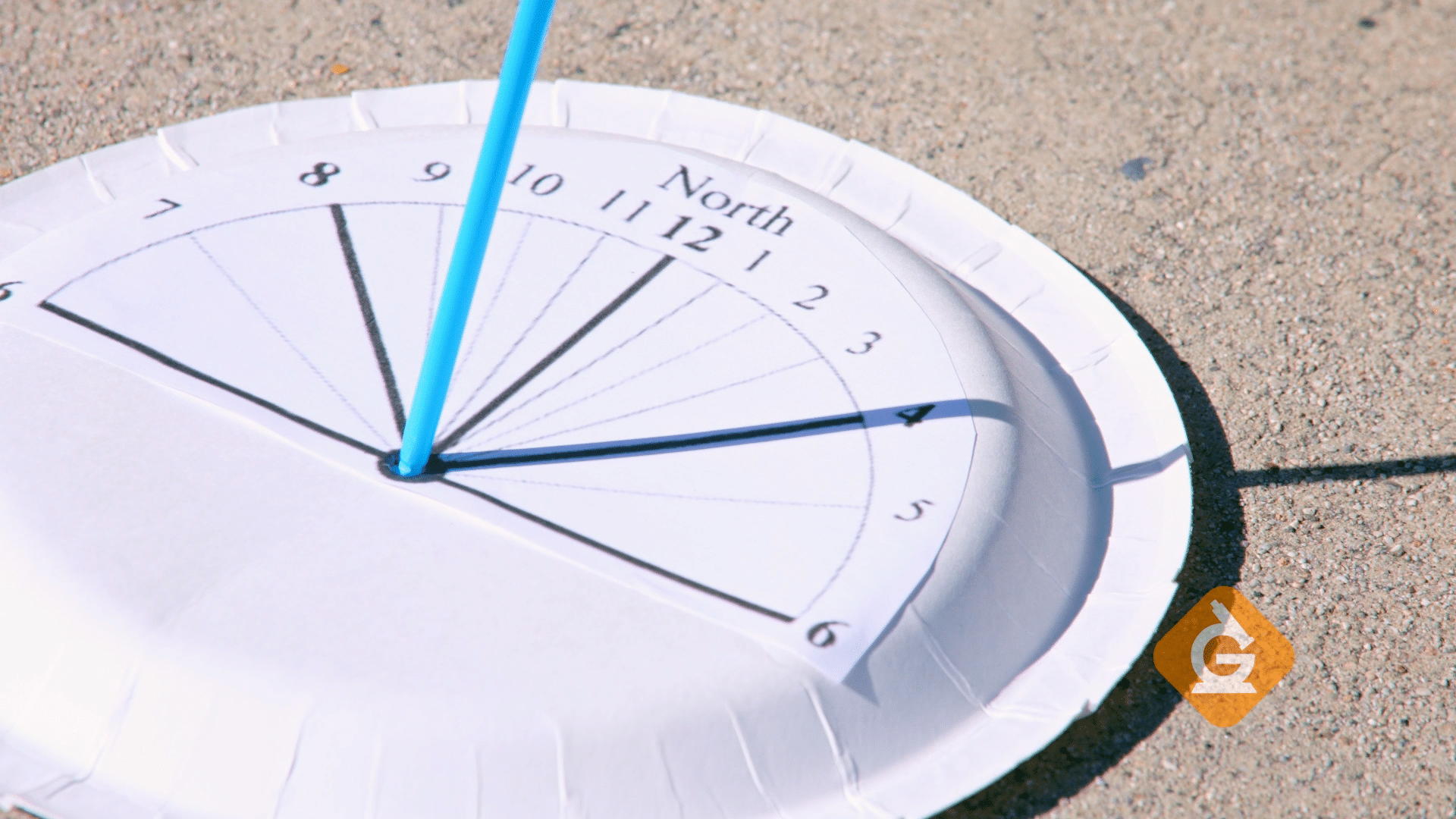 Pegajoso Gama de Prevención Actividad de rotación y órbita de la Tierra para niños: reloj de sol DIY