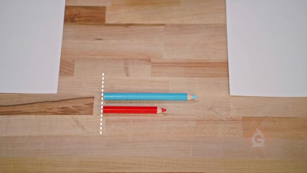Compare lengths of pencils. 