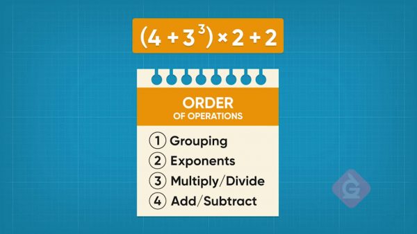 Order of operations with exponents