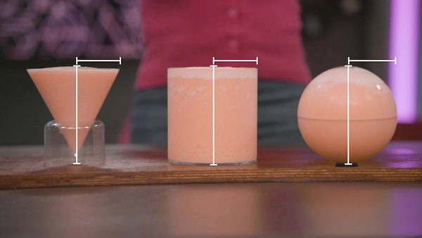 Relationship Between Cones, Cylinders, and Spheres