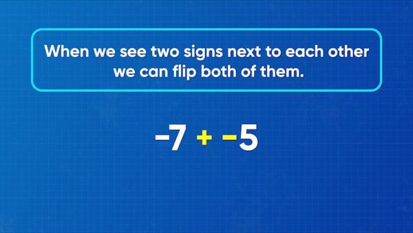 You can use a quick rule to help you add and subtract integers.