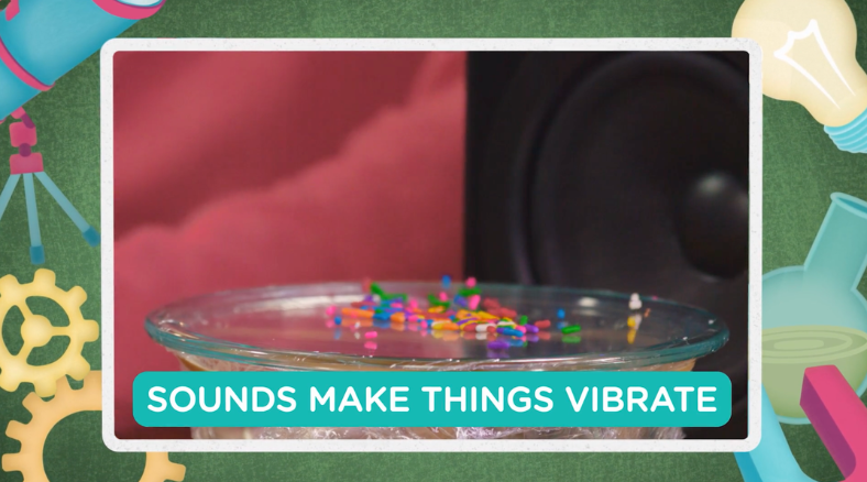 Learn more about vibrating sounds with sprinkles for your K-2 learners at the end-of-year party!