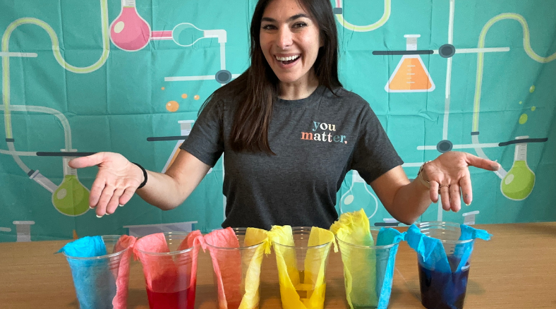 Looking for some fun learning this summer? Check out this Rainbow Walking Water DIY Activity, perfect for a summer STEM challenge for grades K-8.