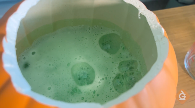 what will happen when we put in all our ingrediants? will the pumpkin oooze, bubble, or overflow? Find out more in this fun and low-prep halloween science DIY activity, how to make a pumpkin ooze.
