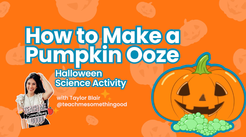 How to Make a Pumpkin Ooze: Halloween Science DIY activity