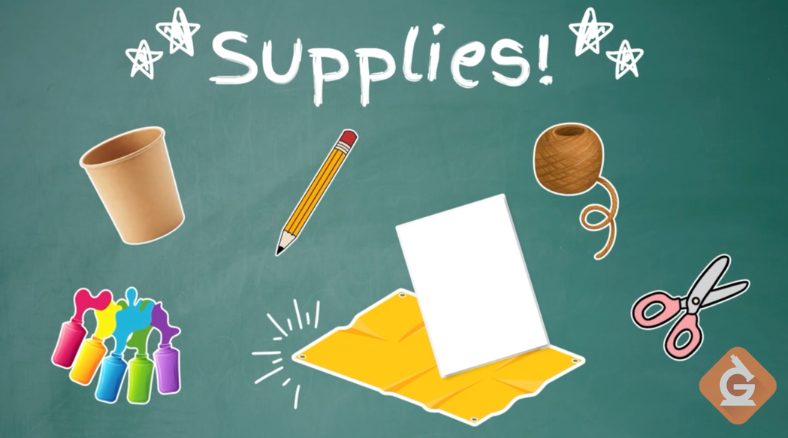 You only need a few supplies for the spin art force challenge DIY activity (aka pendulum art)